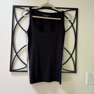 Athleta Derek Lam Black Fitted Sleeveless Tank Top